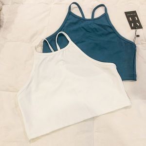 Azur Fit Crop Tops